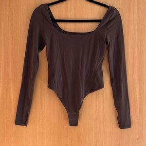 New Lululemon Wundermost Ultra-Soft Nulu Square-Neck Bodysuit